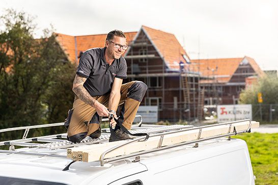 RVS Imperiaal Volkswagen T7 ('25>) L2H1, verhoogd, WB3500, 341cm lang, met deuren incl. montage