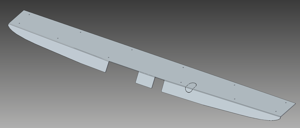 Aluminium traanplaat instap tbv aansluiting achterzijde vloer FWD (Crafter '17>) .