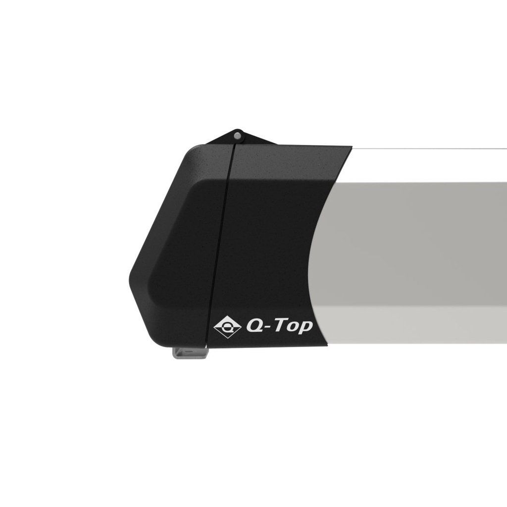 Q-Top Carry system tube - 4000mm lang inwendig. Afsluitbare transportbuis tbv aluminium imperiaal.