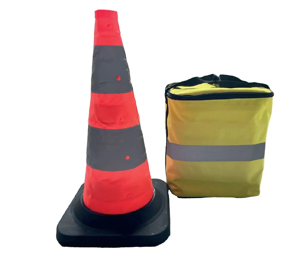 Tas met 6x vouwkegel 50 cm VOL.REFLEX